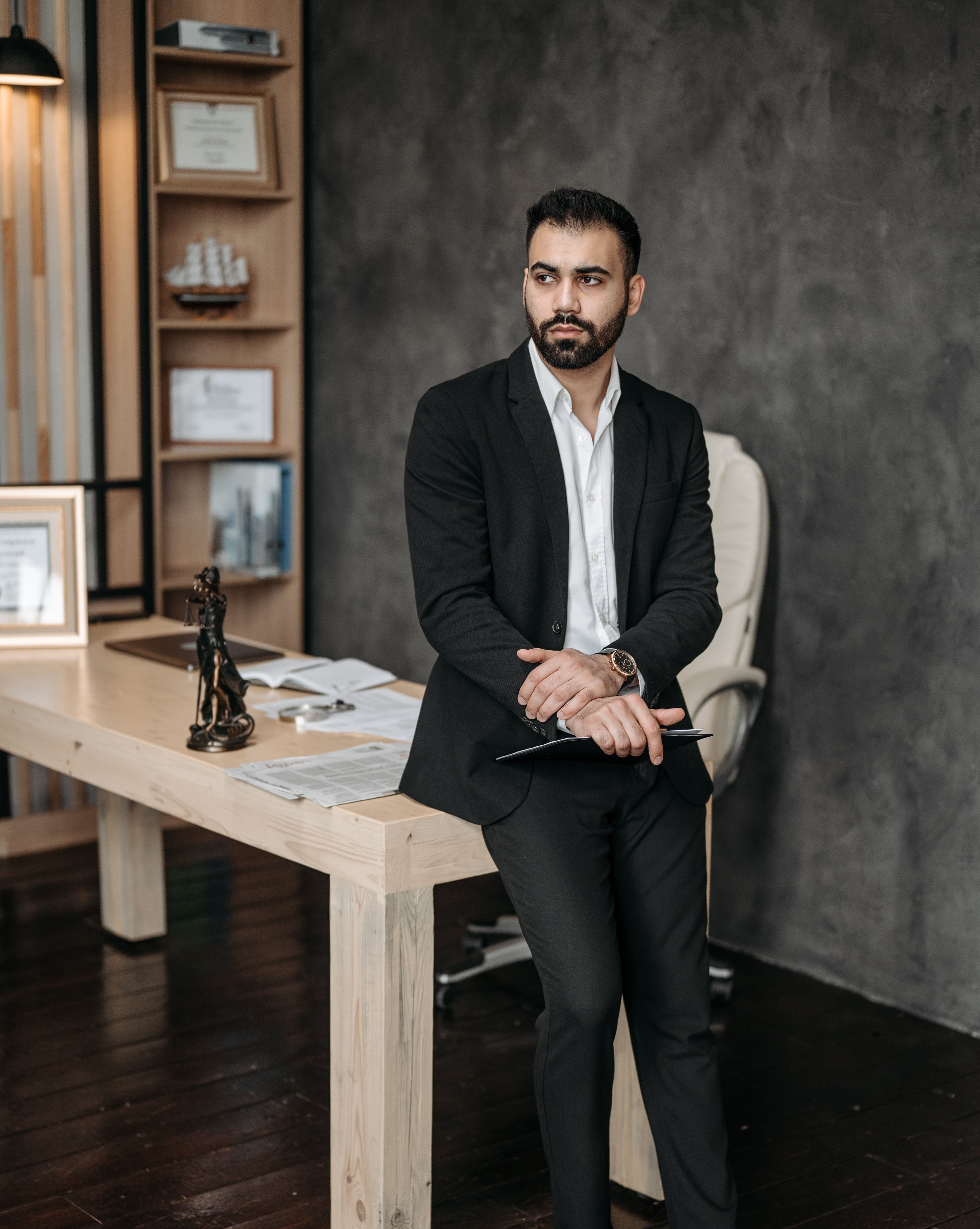 Jack Alison standing in his office
