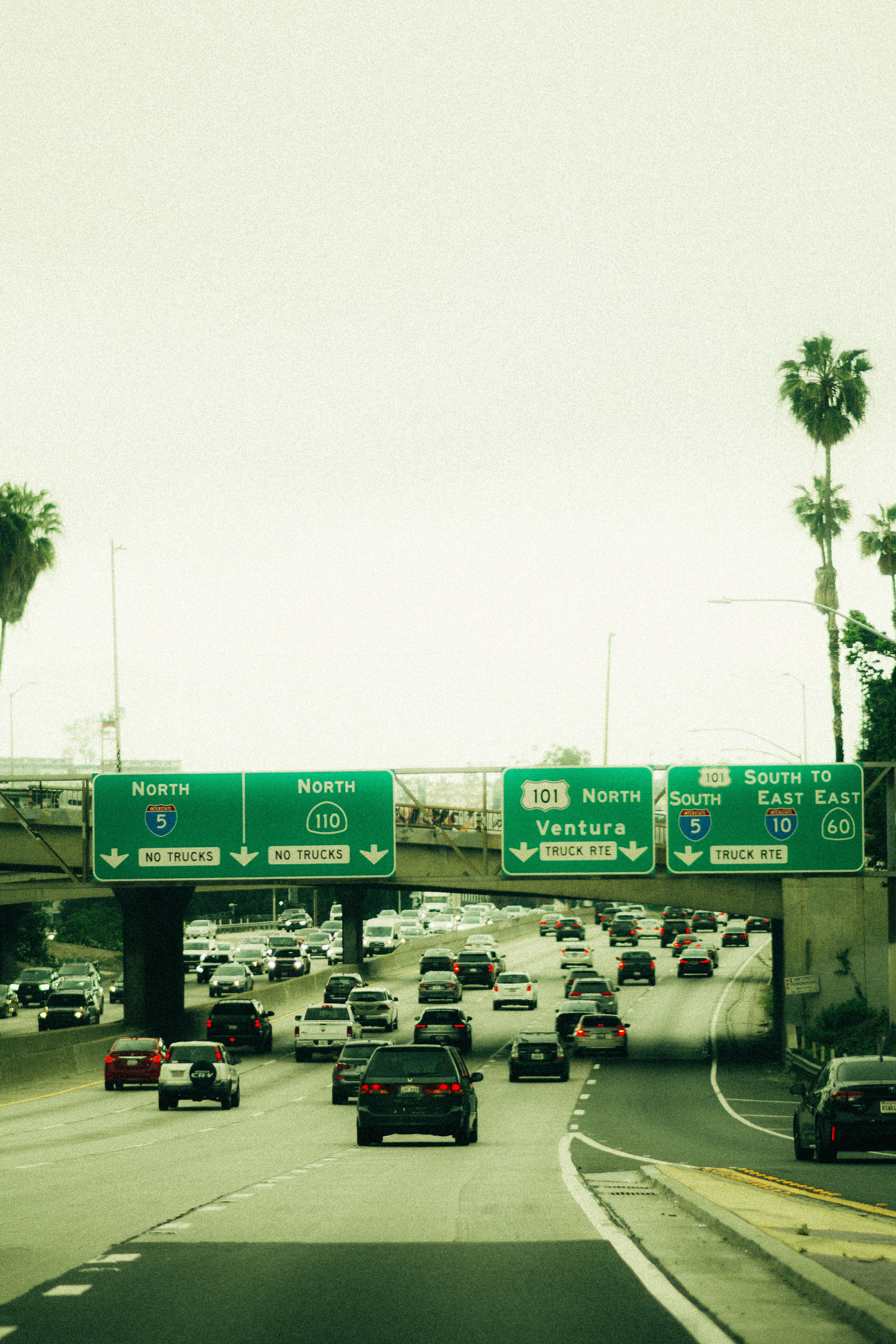 Los Angeles freeway signs
